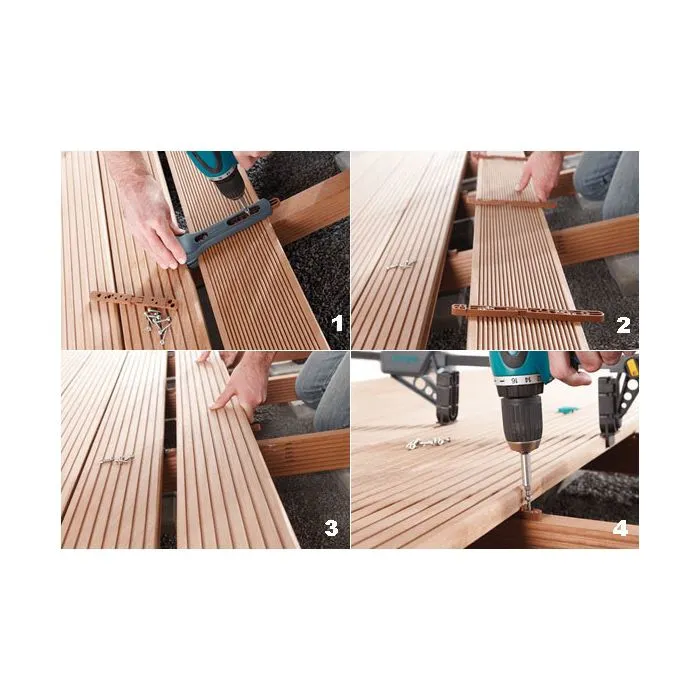 WPC Terrassendielen, kunststoff Holzkomposit Grau 360cm