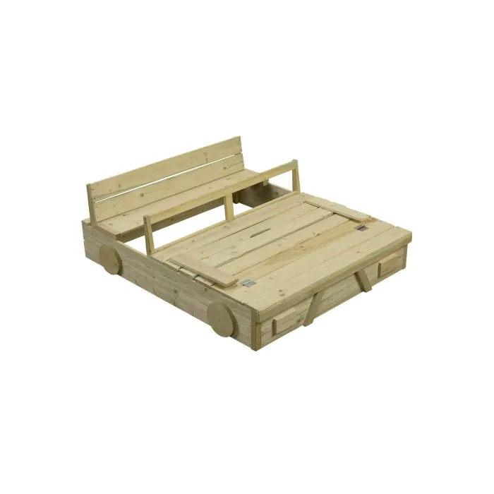 Sandkasten holz 120x100cm, Auto