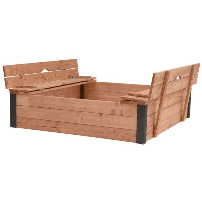 Houten zandbak Douglas 120x120cm