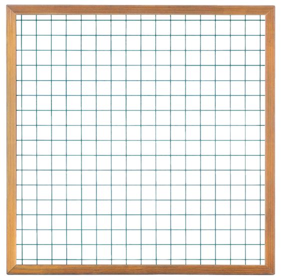 Tuinscherm trellis hardhout 180x180cm