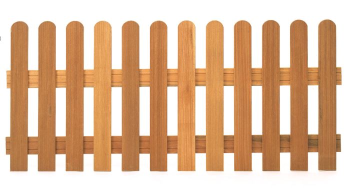 Hekwerk Bangkirai hardhouten tuinhek recht 80x180cm