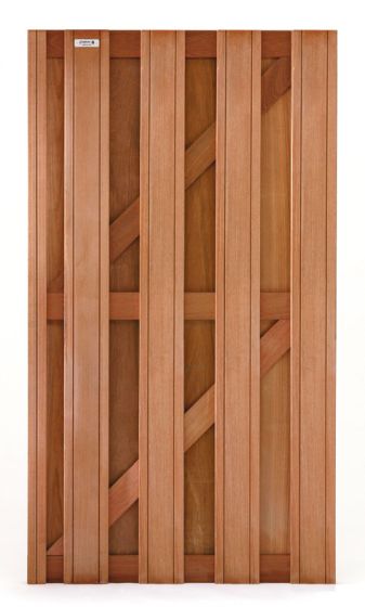 Poort tuinpoort Bangkirai 180x100cm