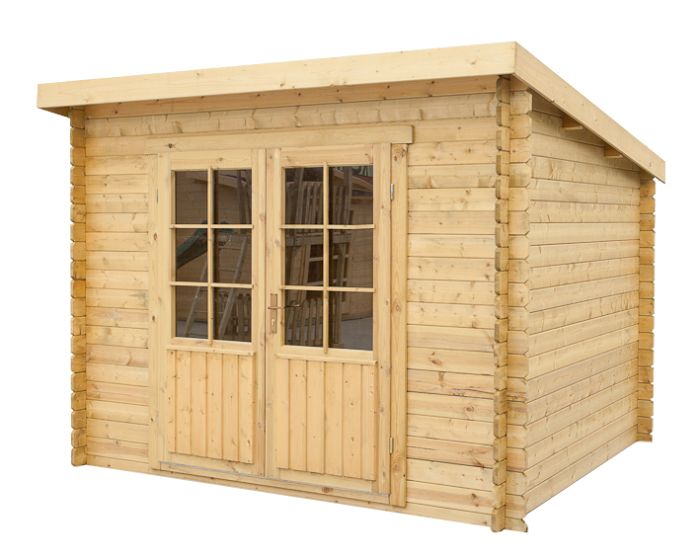 Houten tuinhuis blokhut Heywood 300x200cm kopen? | Intergard ✓ prijs!