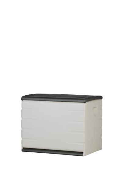Opbergbox kussenbox zwart 80x61x53cm