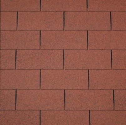 Dakshingles tuinhuisje blokhut rood 3m2