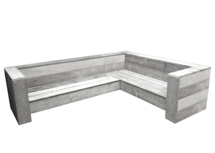 Scaffold board corner shop sofa