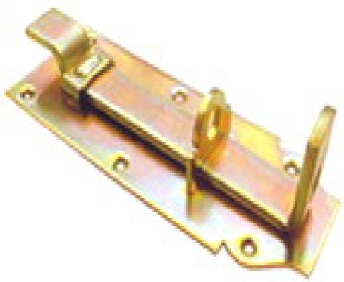 Hangslotschuif 16cm met bocht