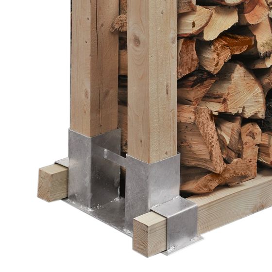 Houtstapelhouder houtbergingsteun openhaardhout houtberging