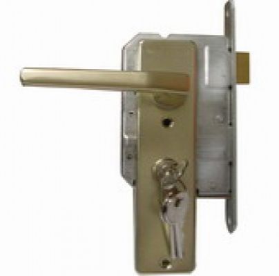 Insteekslot deurslot poortslot met profielcilinder voor oa. poortframe of tuinpoort