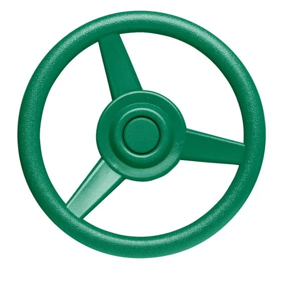 Plastic Steering wheel integral plastic for swingsets playsets