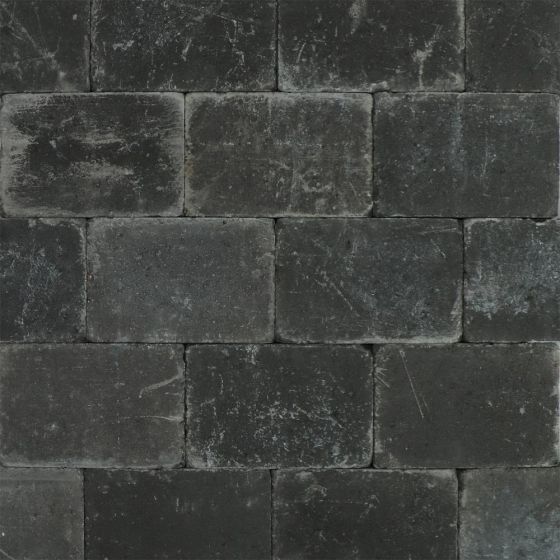 Trommelstenen of koppelstones abbeystones antraciet 20x30x6cm (m2)