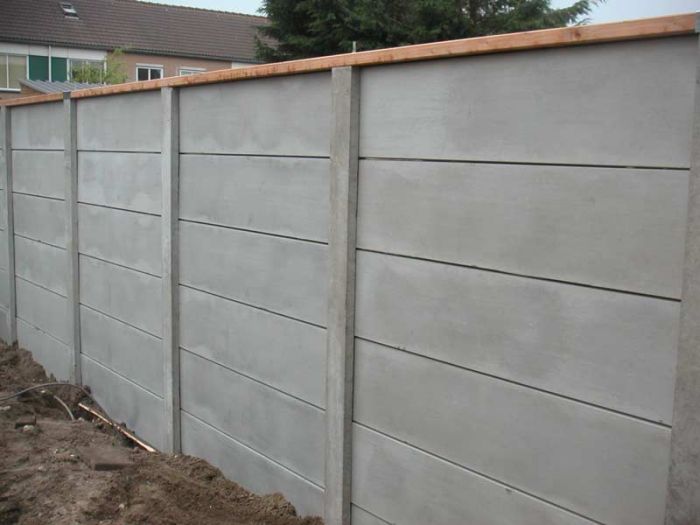 Op de een of andere manier verontreiniging Franje Beton schutting basic grijs enkelzijdig 200x193cm kopen? | Intergard ✓  Scherpste prijs!