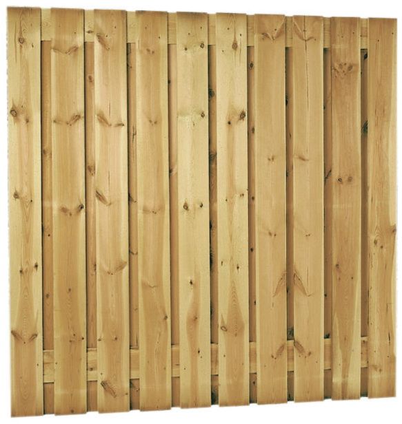 Dichtzaun Holzzaun Kiefernholz 180x180, direkt beim Importeur