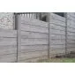 Betonzaun Woodstone grau 200x193cm einseitig