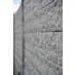 Betonzaun Rockmotiv grau 200x193cm doppelseitig