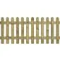 Staketenzaun gehobelt 60x190cm