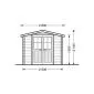 Gartenhaus Nano 2x2m