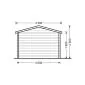 Gartenhaus Mini mit Holzboden 3x2m