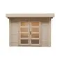 Gartenhaus Modern flachdach 300x250cm / 28mm