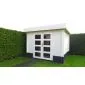 Gartenhaus Modern flachdach 300x250cm / 28mm