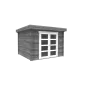 Gartenhaus Modern flachdach 300x250cm / 28mm