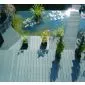 Terrassendielen aus WPC grau 225cm