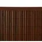 Sichtschutzmatte PVC Profil Bambuszaun braun 200cm