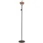 Terrassenfackel Gartenfackel Stahl Schwarz/Kupfer 155cm