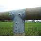 Holzpalisaden Rundholz Rundholzverbinder Palisadenverbinder ø10cm