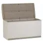Kissenbox grau 120x61x53cm