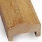 Abdecklatten Holzzaun hartholz 180cm