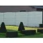 Betonzaun Woodstone grau 200x193cm einseitig