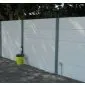 Betonzaun Boardstone grau 200x231cm einseitig