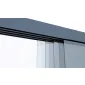 Terrassenüberdachung mit Glasschiebewände 448x340cm