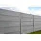 Betonzaun Boardstone grau 200x193cm einseitig
