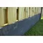 Holzzaun mit Betonpfosten 15 dielen 200x190cm