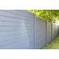 Betonzaun Boardstone grau 200x231cm einseitig