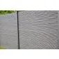 Betonzaun Bamboostone grau einseitig 200x200cm