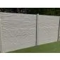 Betonzaun Bamboostone grau einseitig 200x200cm