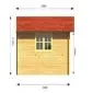 Gartenhaus Redbridge 4x3m