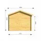Gartenhaus Redbridge 4x3m