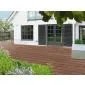 WPC Terrassendielen, kunststoff Holzkomposit Grau 360cm