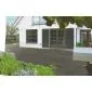 WPC Terrassendielen, kunststoff Holzkomposit Grau 360cm