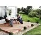 WPC Terrassendielen, kunststoff Holzkomposit Grau 360cm