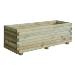 Jardineras maceteros de madera rectangular 80x40x35cm