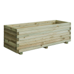 Houten bloembakken plantenbakken rechthoek 80x40x35cm