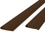 Profil clôture en canisse PVC marron 200cm