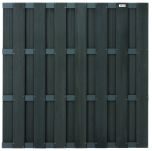 Fence panel WPC anthracite 180x180cm