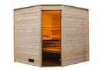 Sauna binnensauna hoekmodel 215x215cm / 40mm