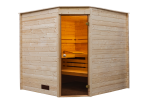 Indoor sauna corner sauna 205x205cm / 40mm